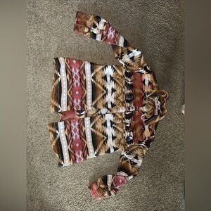 Urban outfitters men’s flannel Aztec shacket